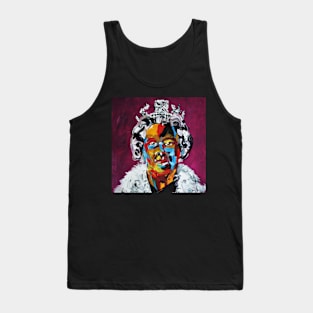 Elizabeth II Queen Pop Portrait Tank Top